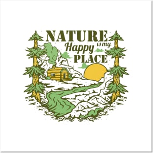 Nature is My Happy Place Posters and Art